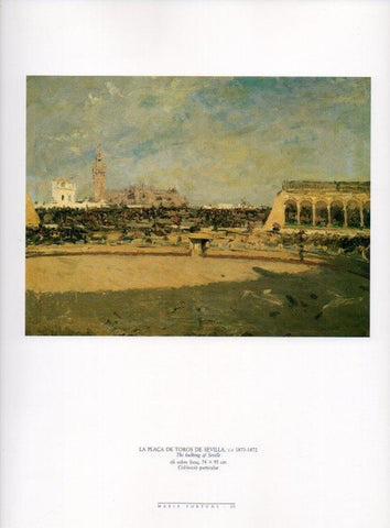 LAMINA V18513: La plaça de toros de Sevilla per Fortuny