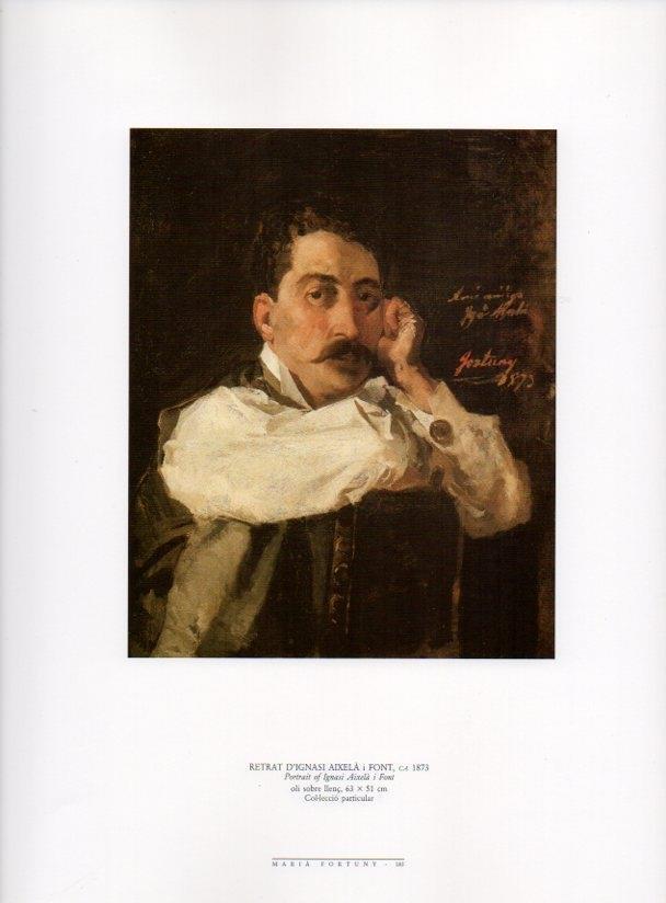 LAMINA V18517: Retrat d'Ignasi Aixela i Font per Fortuny