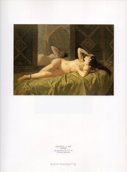 LAMINA V18488: Odalisca per Fortuny