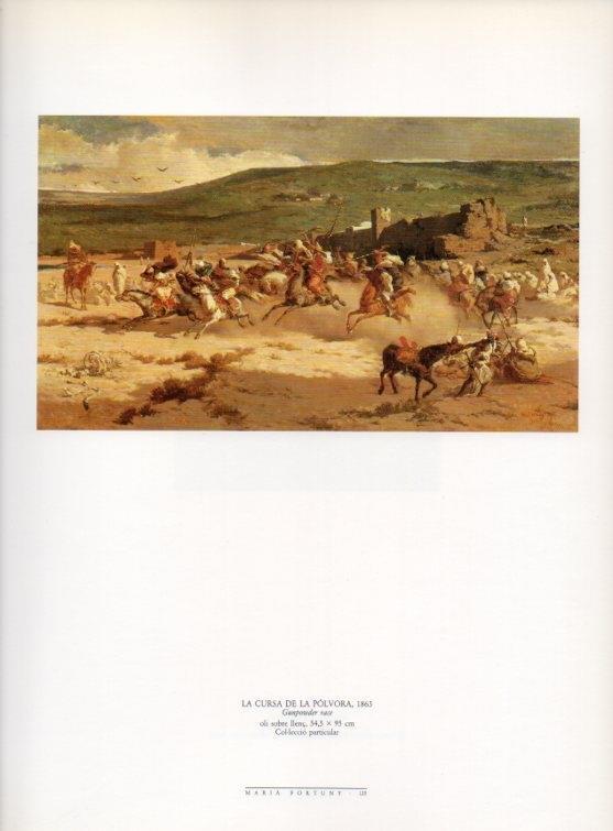 LAMINA V18489: La cursa de la polvora per Fortuny