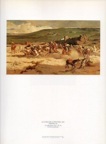 LAMINA V18489: La cursa de la polvora per Fortuny