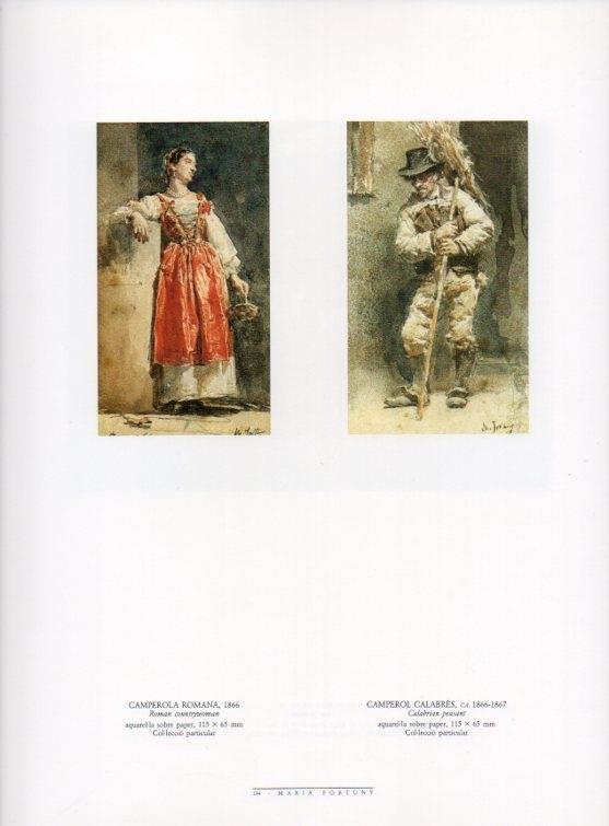 LAMINA V18493: Camperola romana i camperol calabres per Fortuny