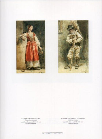 LAMINA V18493: Camperola romana i camperol calabres per Fortuny