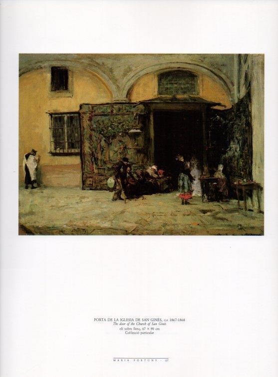 LAMINA V18495: Porta de la iglesia de San Gines per Fortuny