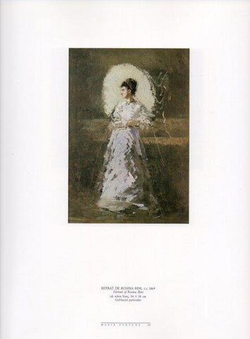 LAMINA V18503: Retrat de Rosina Bini per Fortuny