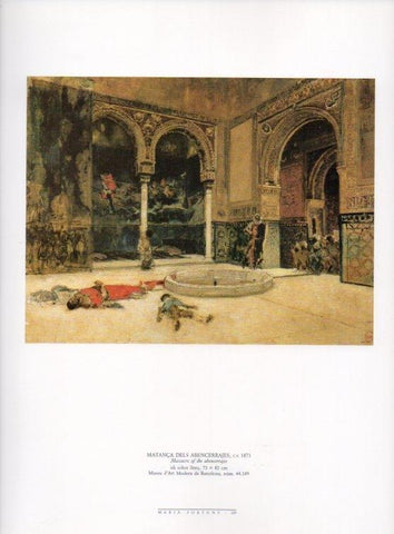 LAMINA V18505: Matança dels abencerrajes per Fortuny