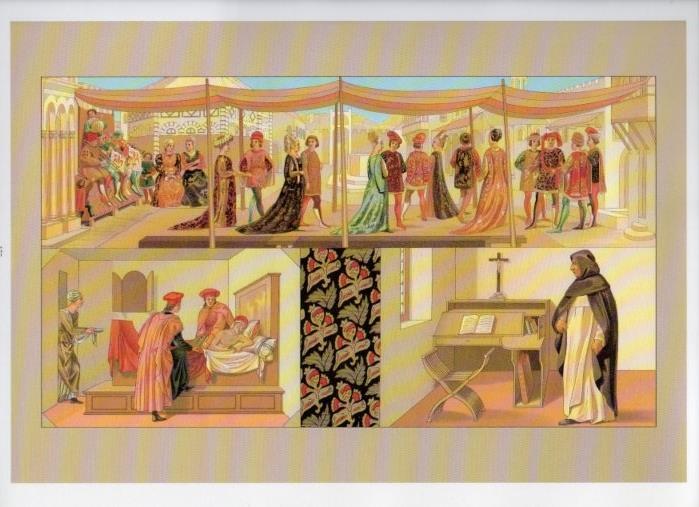 LAMINA V18382: Italy. A 15th century wedding