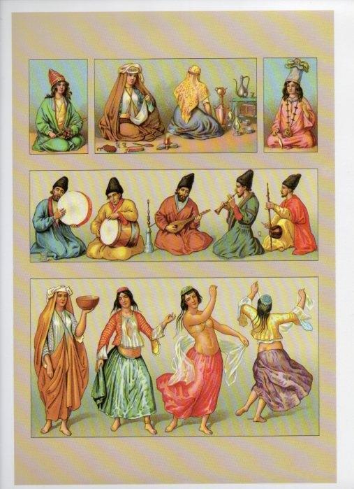 LAMINA V18362: The 19th Century antique civilizations. The Middle East. Dancers