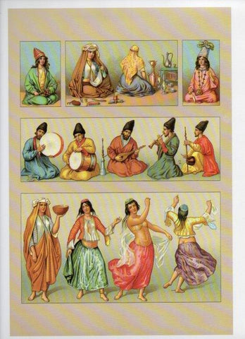 LAMINA V18362: The 19th Century antique civilizations. The Middle East. Dancers
