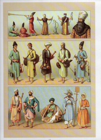 LAMINA V18363: The 19th Century antique civilizations. The Middle East. Men
