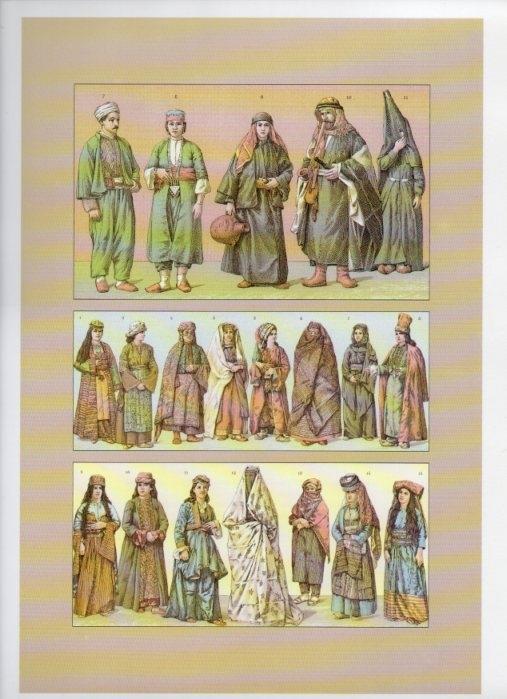 LAMINA V18368: The 19th Century antique civilizations. Kurdish, Armenian, Bedouin