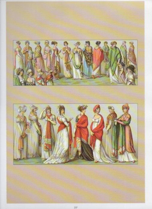 LAMINA V18423: France. The early 18th century. The craze for shawls