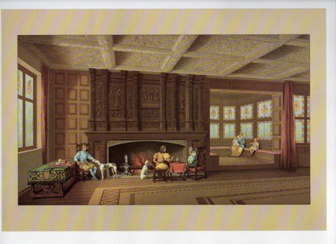 LAMINA V18398: England.The 16th century. An Elizabethan interior