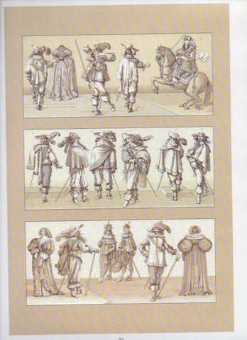 LAMINA V18406: France. The 17th century. Foppishness