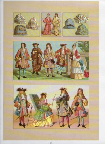 LAMINA V18407: France. The 17th century. The court of the sun king