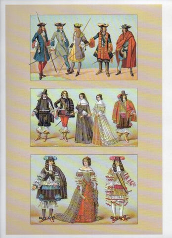 LAMINA V18409: France. The 17th century. The fashion lions : Montauron and Candale