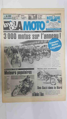 Revista: Magazine: La Vie de la Moto num 185, 15 juin 1996 - 3000 motos sur l'anneau