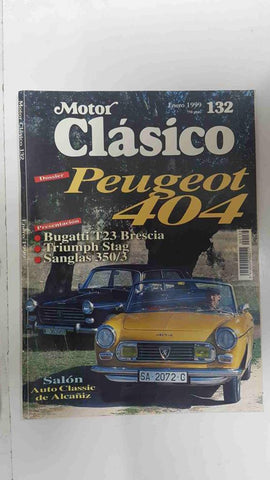 Motor Clasico numero 132, enero 1999: Peugeot 404
