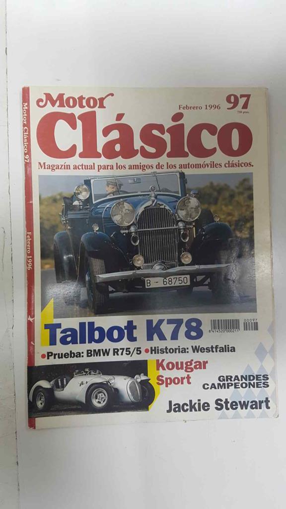 Motor Clasico numero 97, febrero 1996: Talbot K78 de 1931