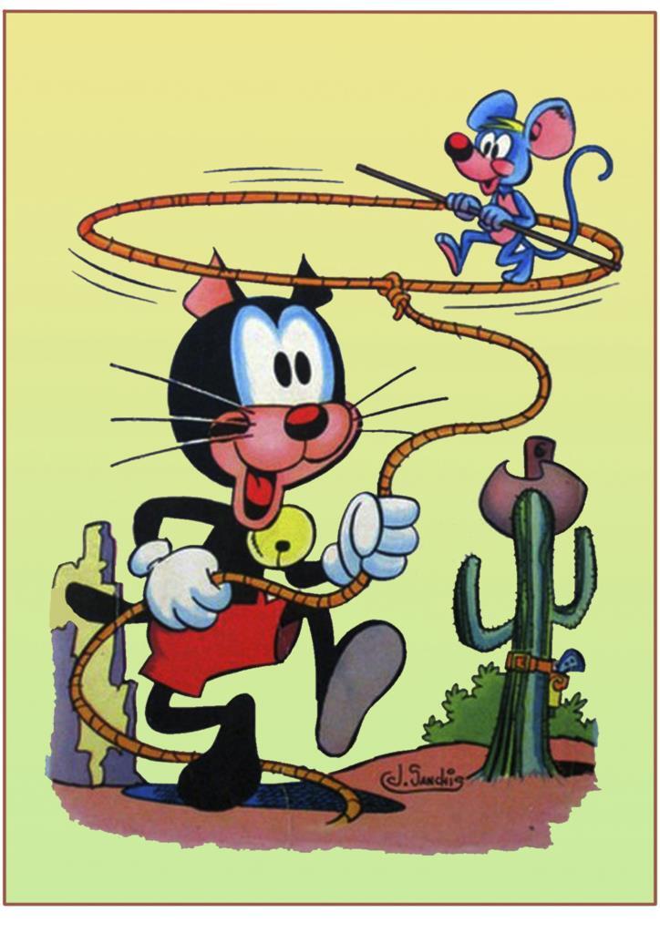 Poster DIN 4 numero 0858: Pumby: Vaquero