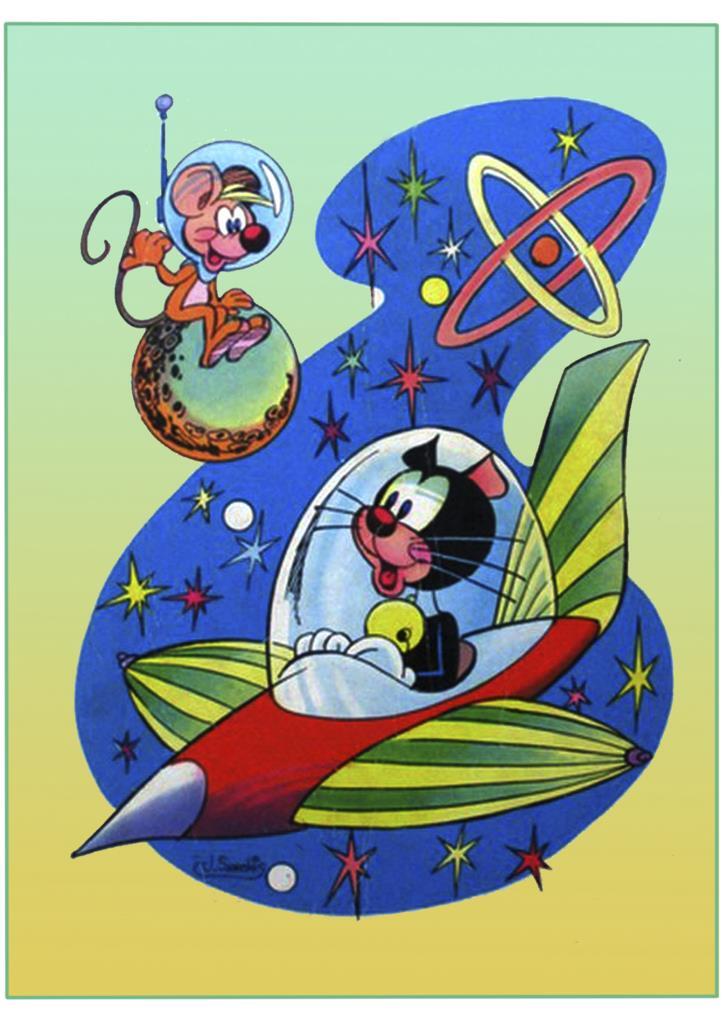 Poster DIN 4 numero 0860: Pumby: Astronauta