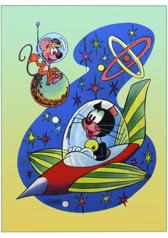 Poster DIN 4 numero 0860: Pumby: Astronauta