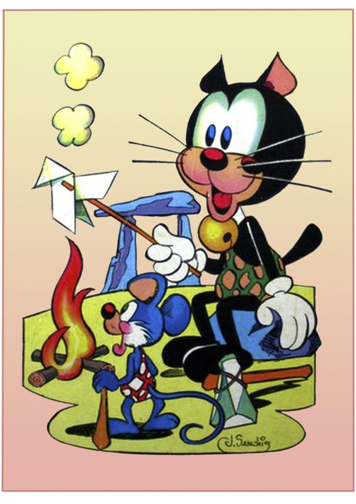 Poster DIN 4 numero 0865: Pumby:  En la prehistoria