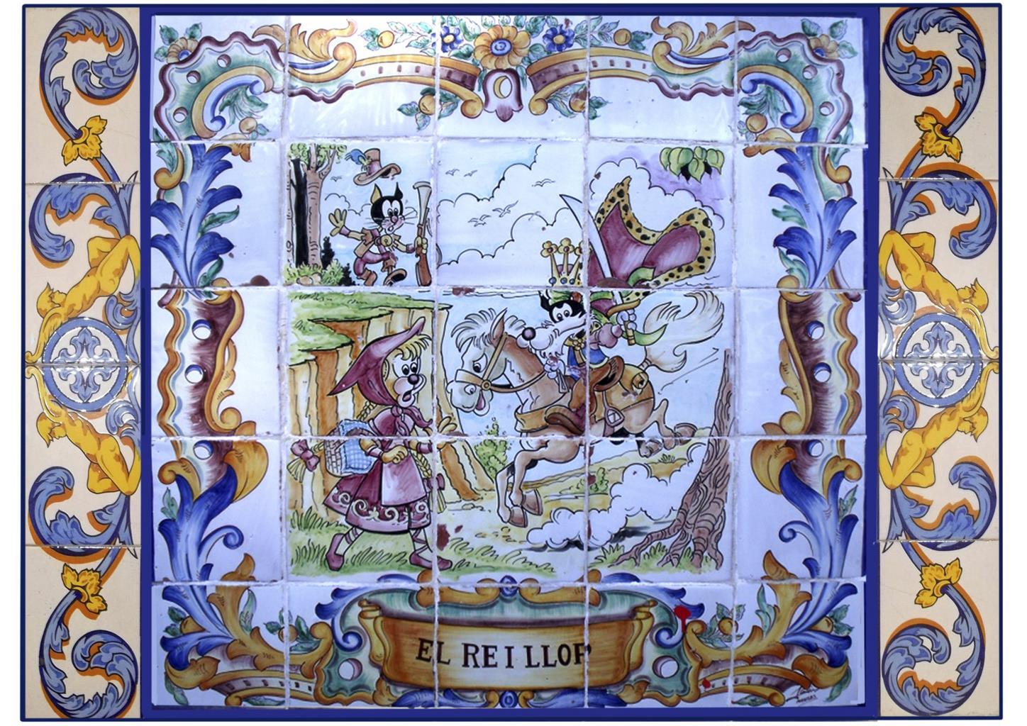 Poster DIN 4 numero 0876: Pumby ceramica valenciana: El rei llop