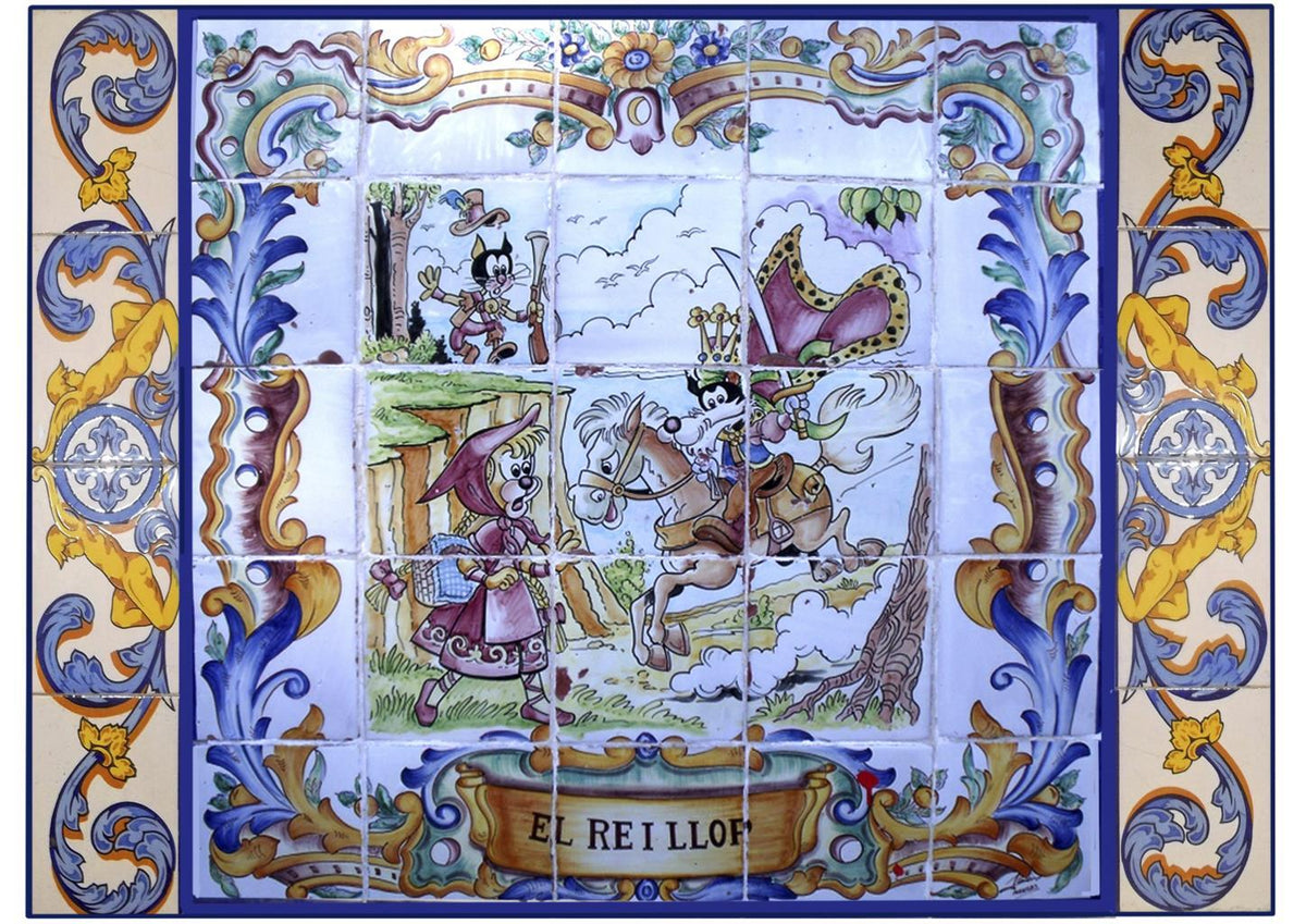 Poster DIN 4 numero 0876: Pumby ceramica valenciana: El rei llop
