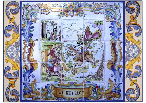 Poster DIN 4 numero 0876: Pumby ceramica valenciana: El rei llop