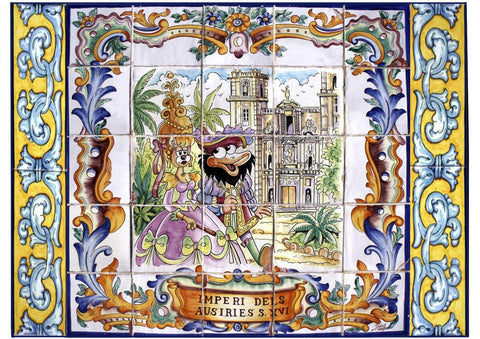 Poster DIN 4 numero 0878: Pumby ceramica valenciana: Imperi dels ausiries S.XVI