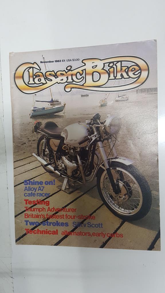 Revista: Classic Bike num 46, november 1983 - Alloy A7 cafe racer