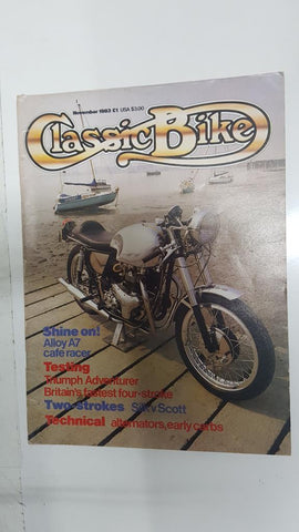 Revista: Classic Bike num 46, november 1983 - Alloy A7 cafe racer