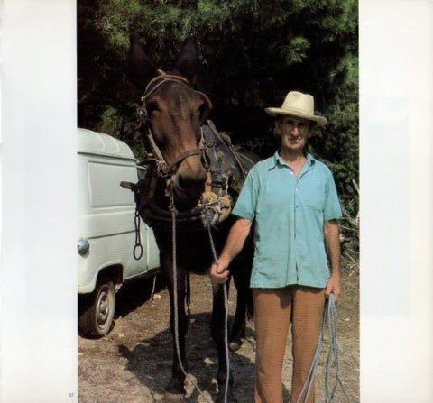LAMINA V19597: Campesino con su caballo en Ibiza