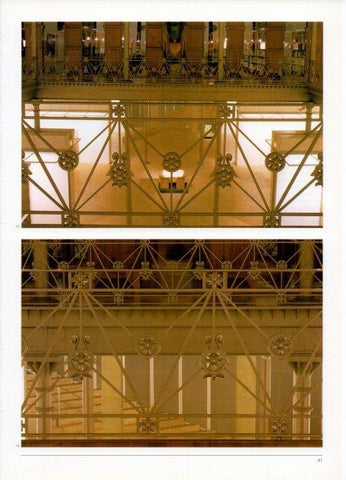 LAMINA V19410: Editorial Montaner i Simon o Fundacio Tapies. Barandilla del hueco central