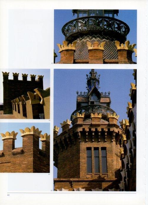 LAMINA V19411: Castell dels Tres Dragons. Vista de una de las torres