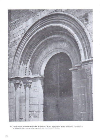 LAMINA V19384: Portada de Sant Pere de Castellfolit de Boix