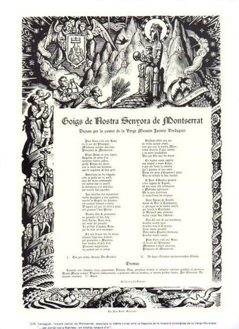 LAMINA V19392: Goigs de Nostra Senyora de Montserrat per Mossen Jacinto Verdaguer