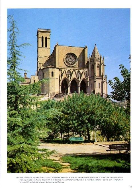 LAMINA V19394: Manresa. Façana ponent de la Basilica