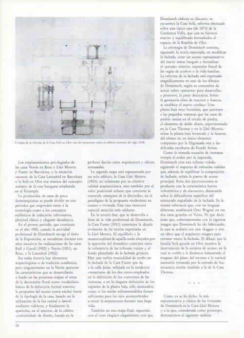 LAMINA V19402: Reforma de la Casa Sola de Olot por Domenech i Montaner