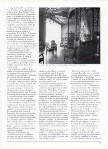 LAMINA V19403: Sala de la Casa Lleo Morera con muebles de Gaspar Homar