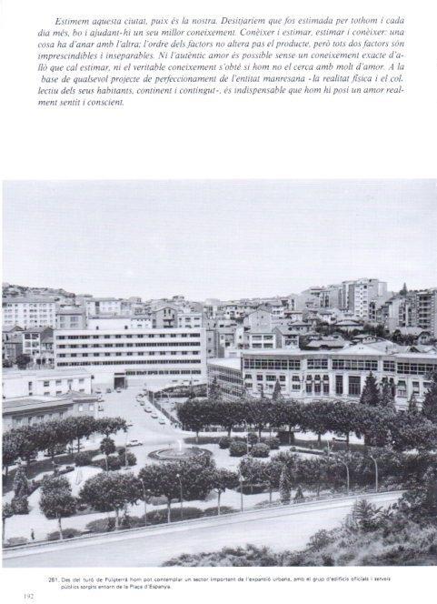 LAMINA V19393: Manresa. Entorn de la Plaça d'Espanya