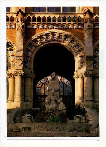 LAMINA V19442: Hospital de Sant Pau. Monumento a Pau Gil