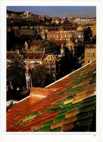 LAMINA V19443: Hospital de Sant Pau. Pabellones en el paseo o eje central