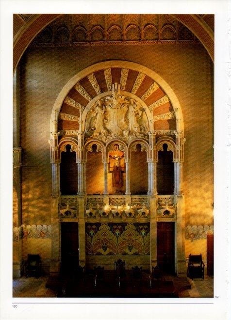 LAMINA V19446: Hospital de Sant Pau. Frontal de la sala de actos