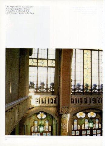 LAMINA V19447: Hospital de Sant Pau. Galeria de la sala de actos