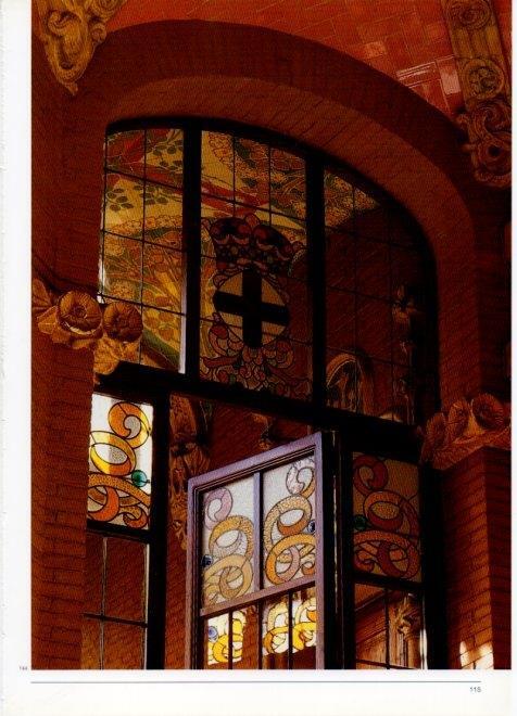 LAMINA V19448: Hospital de Sant Pau. Galeria del pabellon de administracion