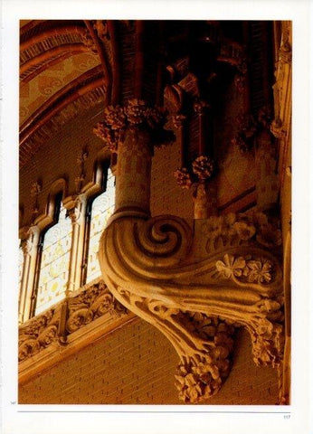 LAMINA V19449: Hospital de Sant Pau. Boveda de la escalera principal