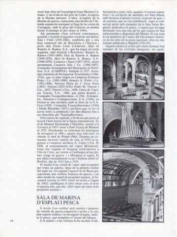 LAMINA V19618: Museu Maritim de Barcelona. Vistes interior Museu