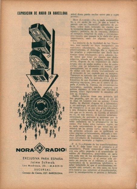 LAMINA V19776: Publicidad Nora Radio